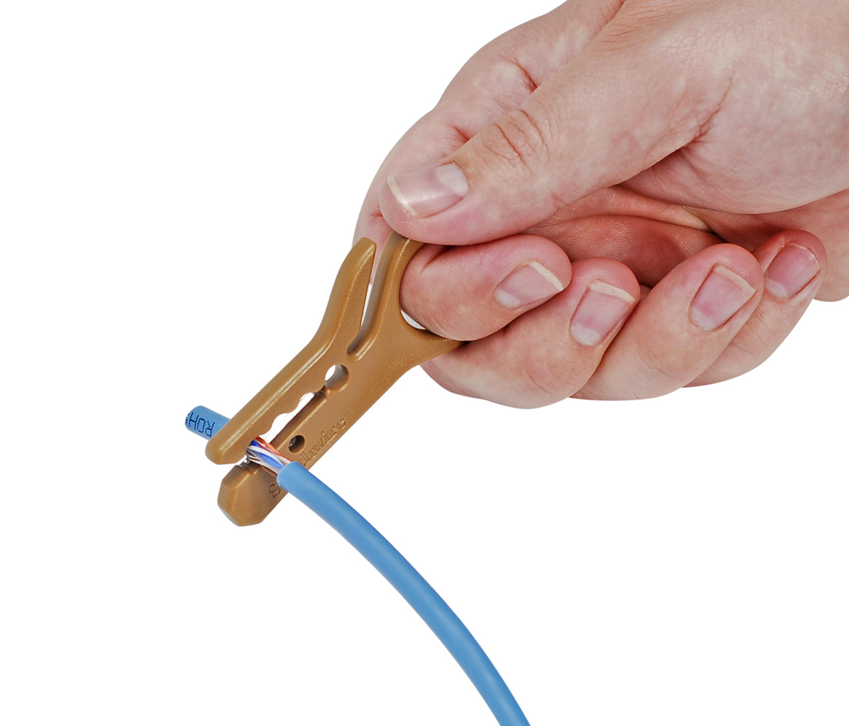 Key Strip Tool for Twisted Pair