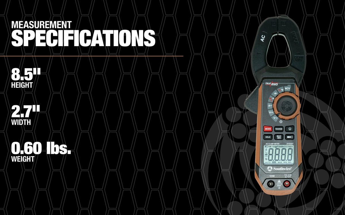 21530T, CLAMP METER 400A AC