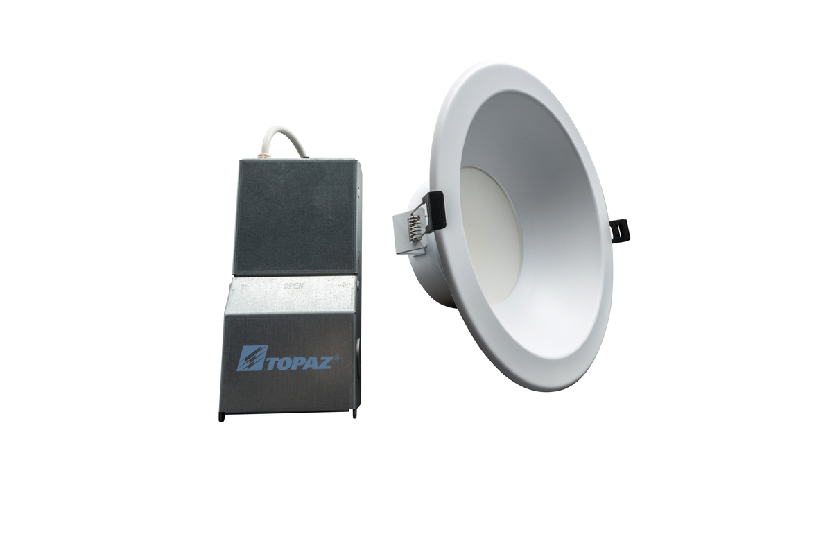 6PK 6" POWER & CCT SELECTABLE COMMERCIAL DOWNLIGHT- REMOTE DRIVERSMOOTH TRIM12/16/24W1,100/1,500/2,000L2700K/3000K/3500K/4000K/5000K120-277V 90CRI DIMMABLE