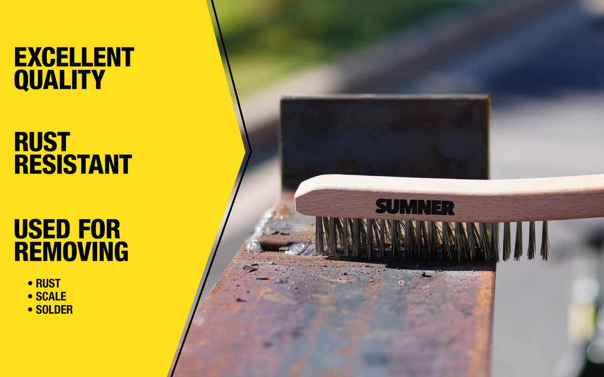 WHT, STEEL WIRE BRUSH