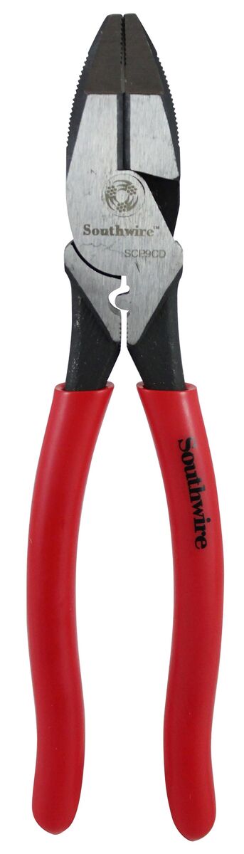 Southwire High-Leverage Linemans 9-in Side Cutting Pliers Southwire High-Leverage Linemans 9-in Side Cutting Pliers