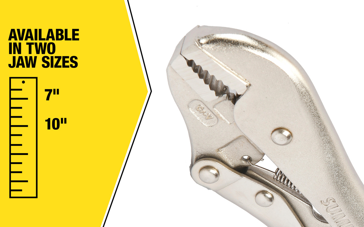 WHT, 10" STRAIGHT JAW LOCKING PLIERS