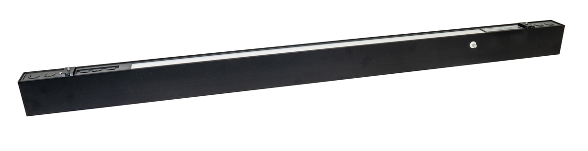 12PK 4FT 50W POWER & CCT SELECTABLE ARCHITECTURAL LINEARSTRIP-DIRECT/INDIRECT LIGHT-BLACKWITH EMERGENCY BATTERY BACKUP30/40/50W 3,840/5,040/6,100 LUMENS3500K/4000K/5000K 120-277VDIMMABLE 0-10V