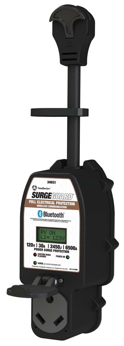 Technology Research 30 Amp Portable Surge Guard with Wireless Communication Technology Research 30 Amp Portable Surge Guard with Wireless Communication