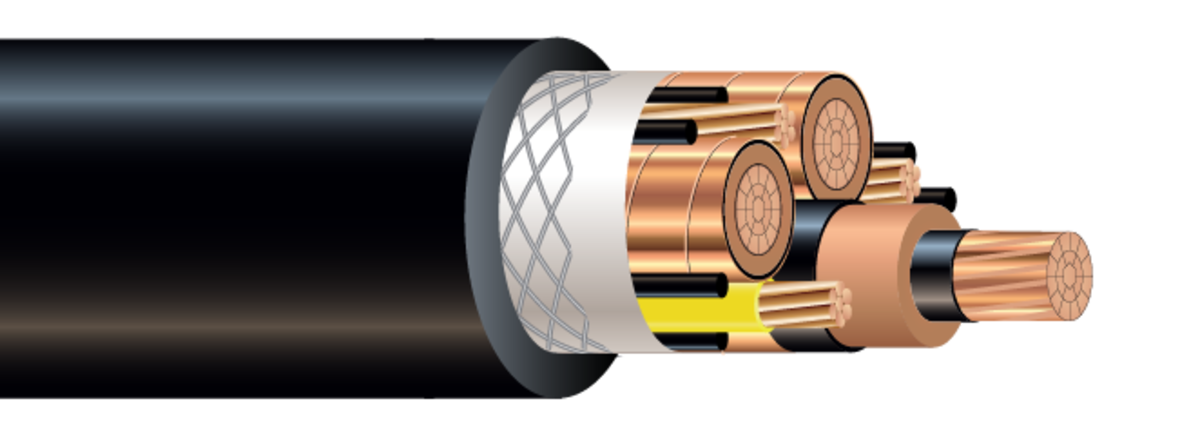 Power cable - CPEM24 series - M.A.E. S.r.l. - for geoelectric prospecting /  TPE-insulated