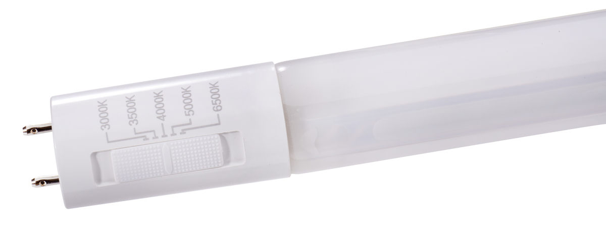 25PK 12W 3FT LED T8 TUBE TYPE B-SINGLE DOUBLE END-CCT SELECTABLE3000K/3500K/4000K/5000K/6500K1450L 80CRI 50,000 HOURS25W T8 FLUORESCENT REPLACEMENT WATTAGEPET COATED FROSTED GLASS LENS