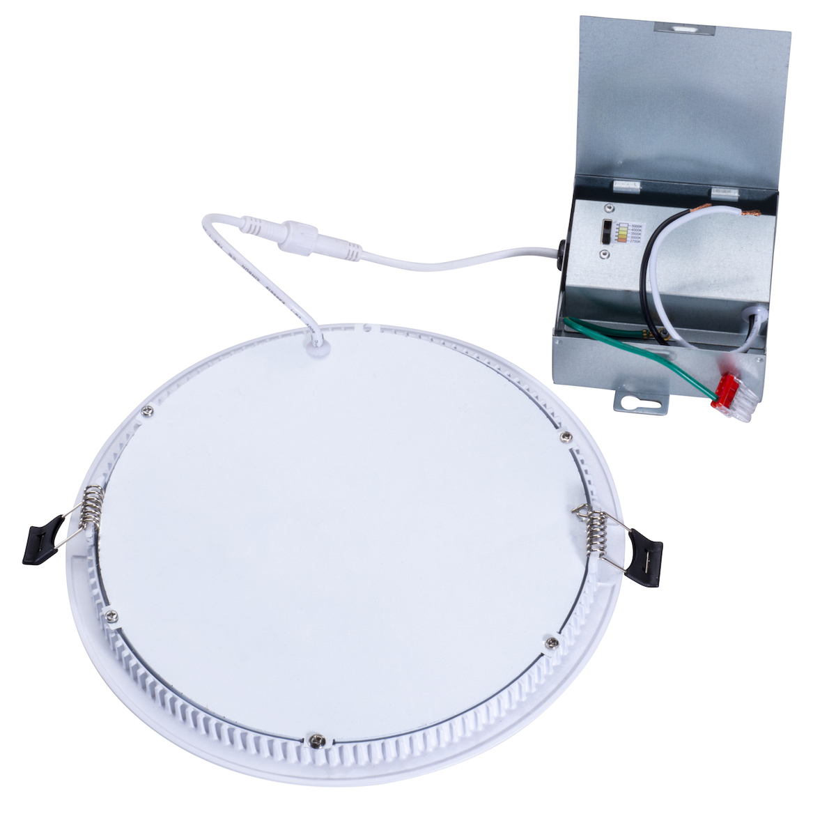 20PK 8" 5CCT SELECTABLE DOWNLIGHT 18W ROUND