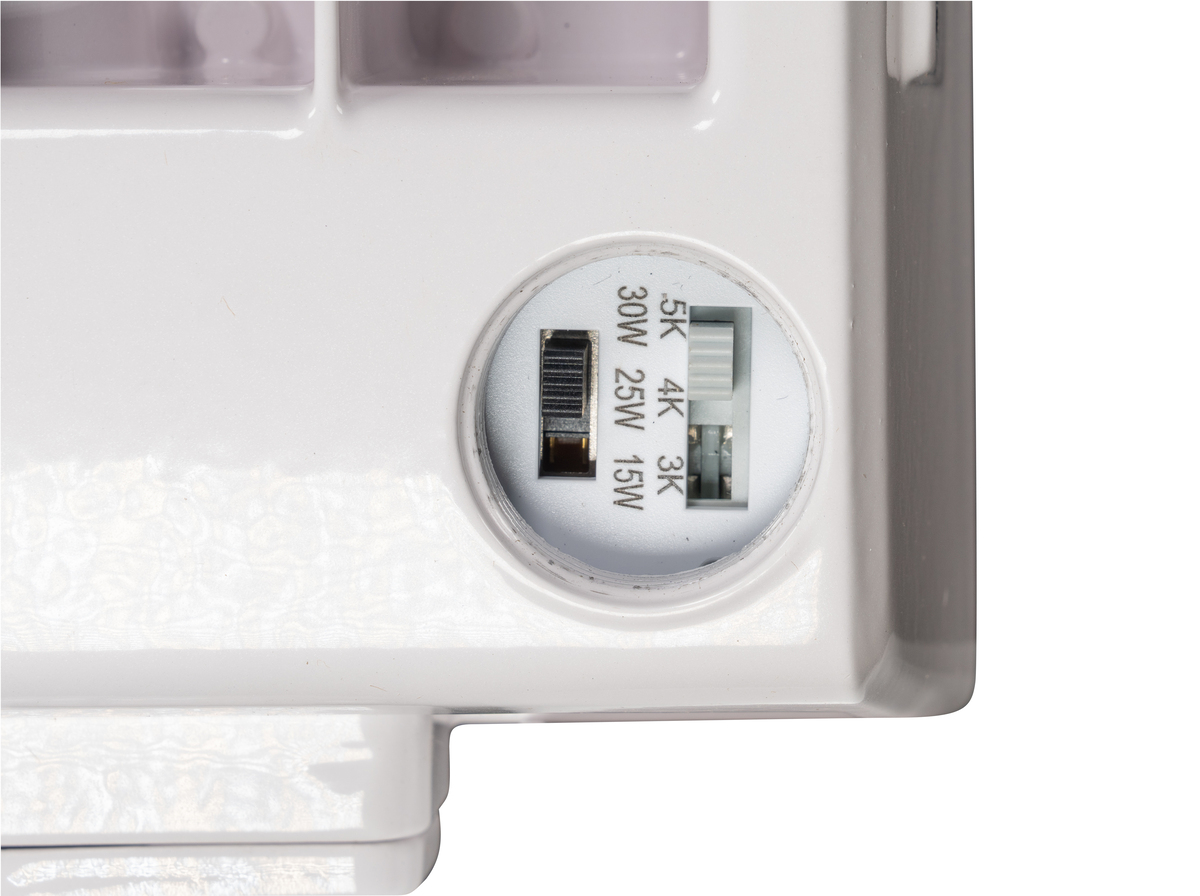 15W/25W/30W Power & CCT Selectable Flood Light, White Finish