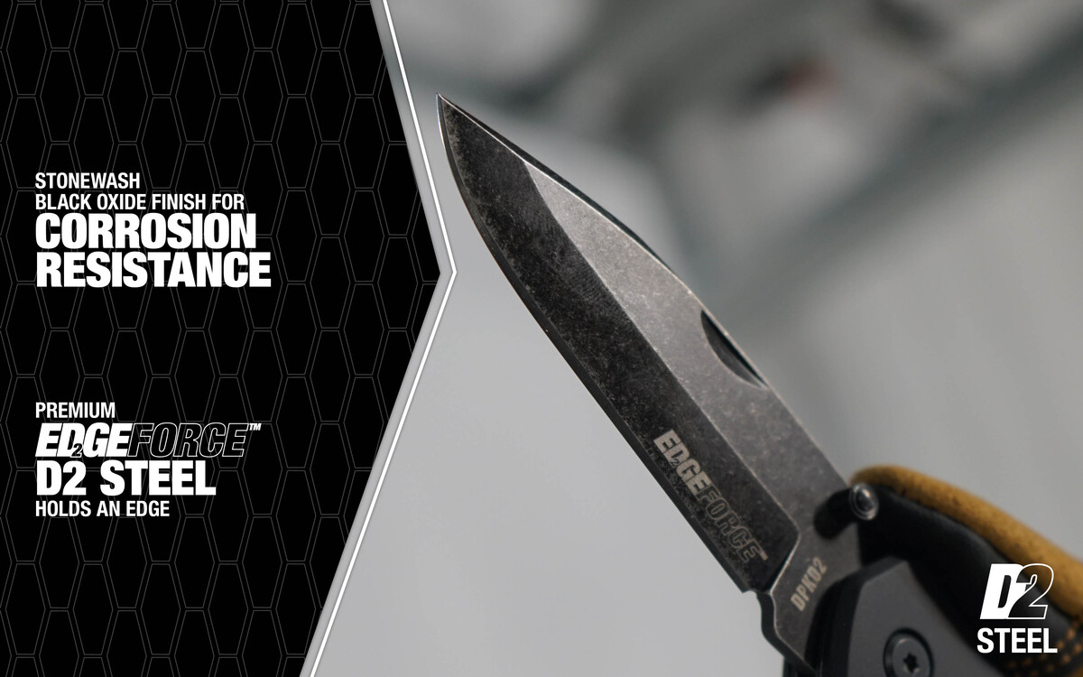 DPKD2, FOLDING KNIFE DROPPOINT D2