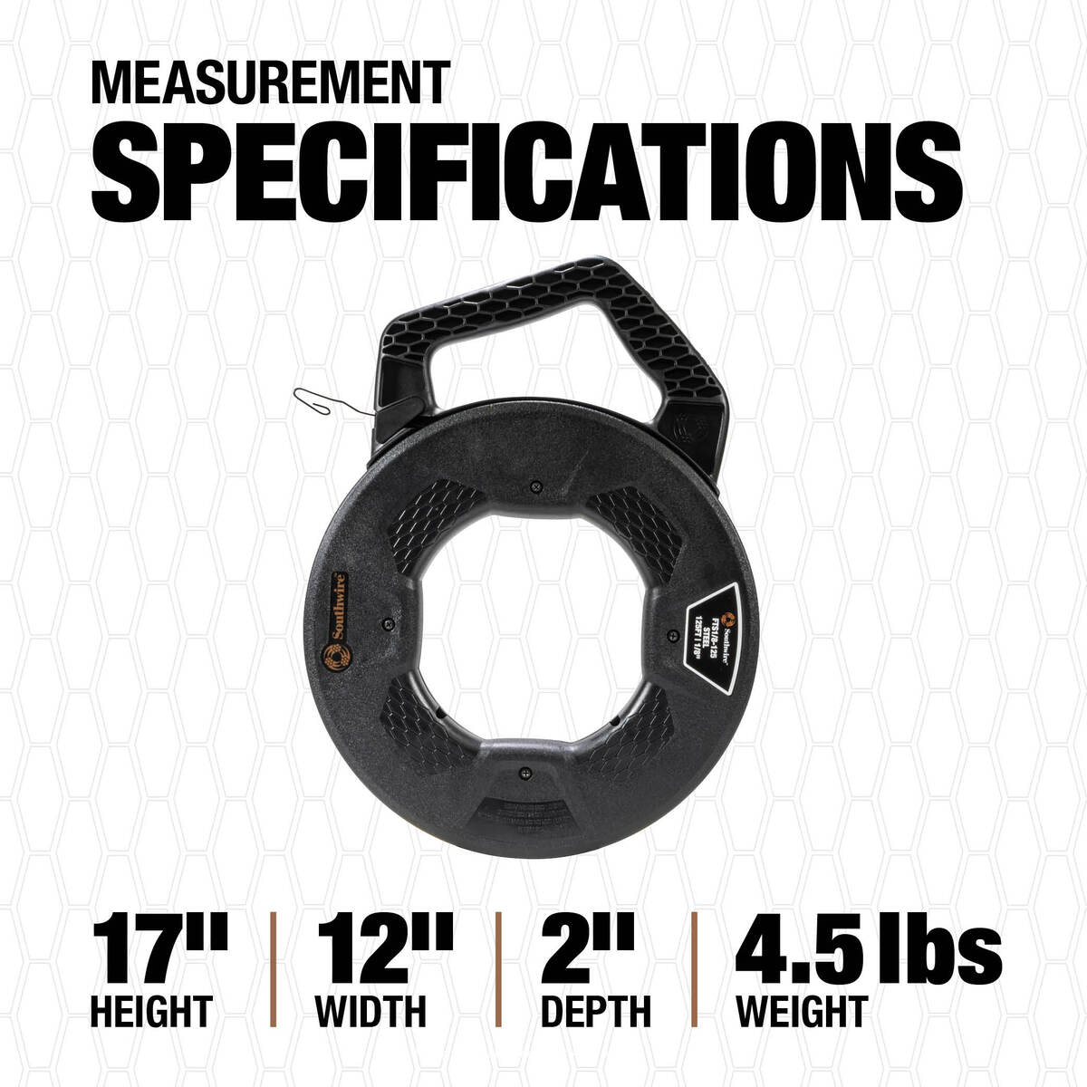 FTS1/8-125, FISHTAPE 1/8" STEEL 125'