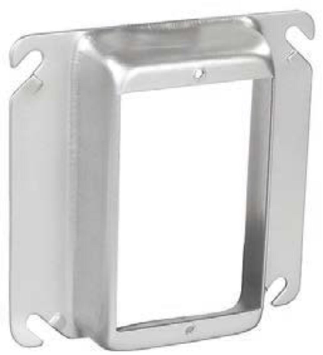 1 Device Ring Mud Ring 1/4" Raised Cover 4" Square Box 1 Gang 