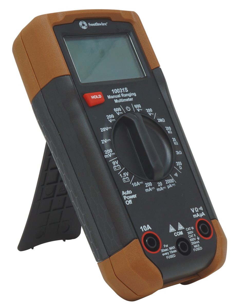 10031S, MULTIMETER MANUAL RANGE