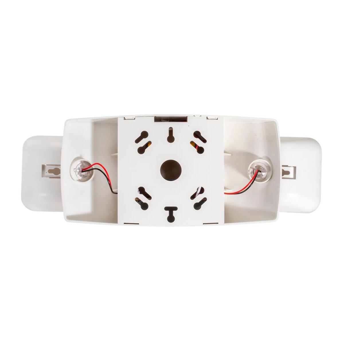 12PK LED 2 HEAD WHITE EMERGENCY LIGHT