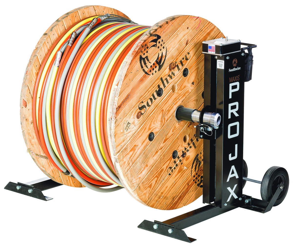 MPJ-02, PROJAX™  - 10,000 LBS CAPACITY PORTABLE 72" REEL STAND (PAIR)