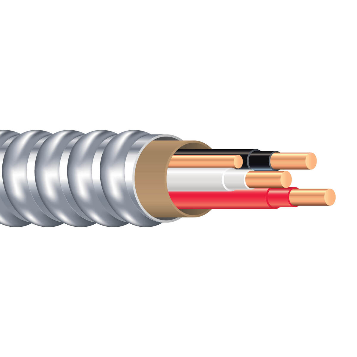 Southwire 14 AWG RW90 SimPull Electrical Wire - White (Cut By The