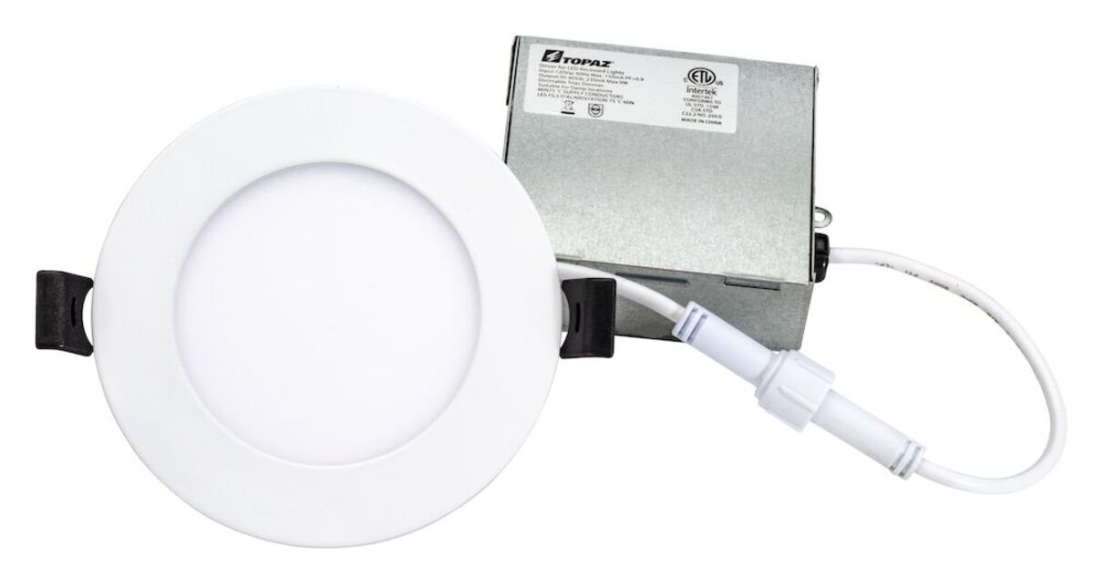 40PK 4" 5CCT SELECTABLE DOWNLIGHT 9W ROUND