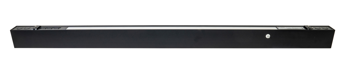 12PK 4FT 50W POWER & CCT SELECTABLE ARCHITECTURAL LINEARSTRIP-DIRECT/INDIRECT LIGHT-BLACKWITH EMERGENCY BATTERY BACKUP30/40/50W 3,840/5,040/6,100 LUMENS3500K/4000K/5000K 120-277VDIMMABLE 0-10V