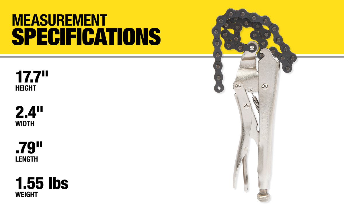 WHT, 20" LOCK CHAIN CLAMP