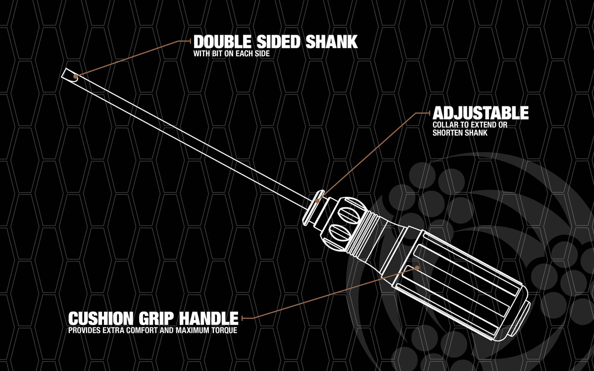 SD2N1AL, ADJUSTABLE LENGTH SCREWDRVR