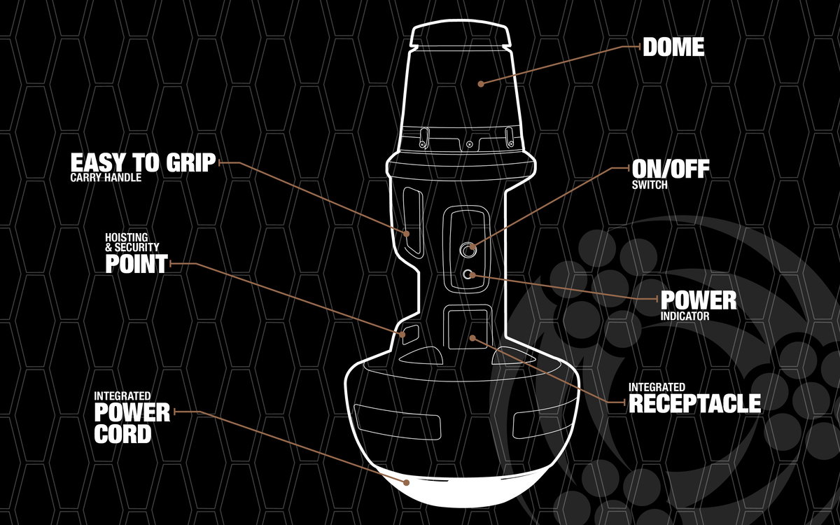 WOBBLELIGHT V2 150W LED WORK LIGHT