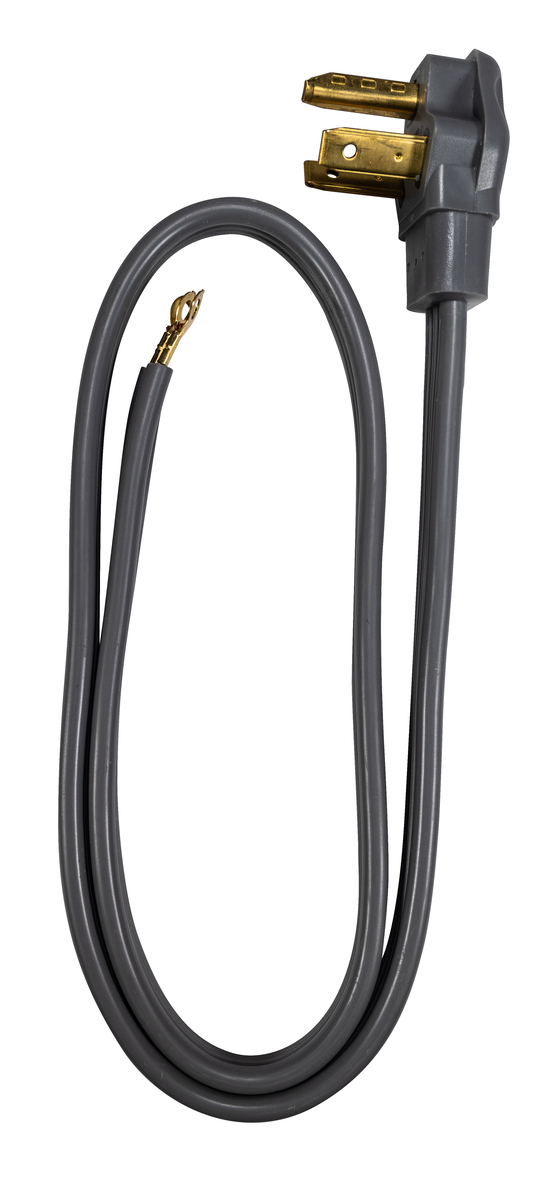 SOUTHWIRE, REPLACEMENT CORD 10/3 SRDT FLAT 4' GRAY 30 AMP NEMA 10-30PDRYER CORD