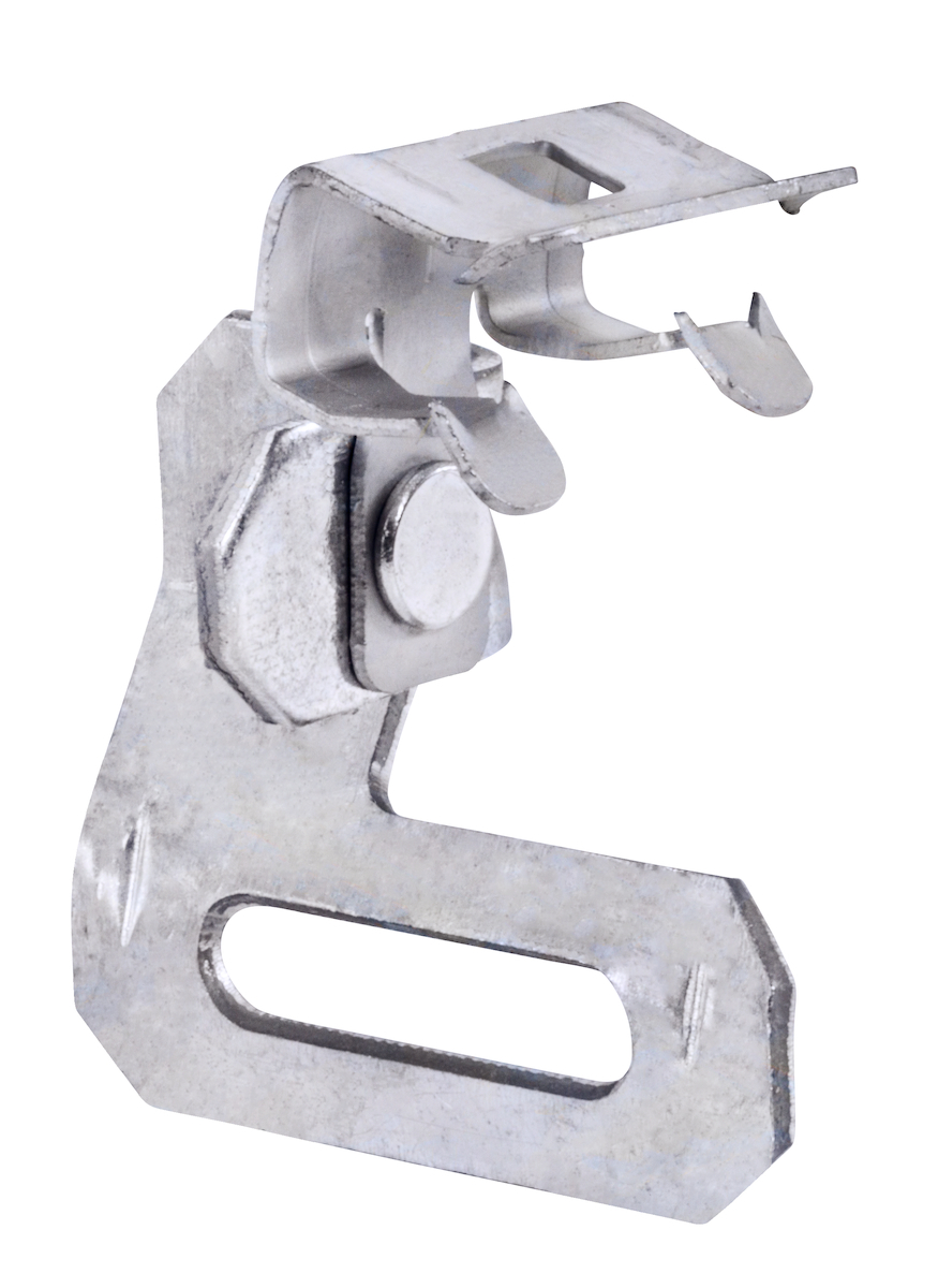 5/16 - 1/2 ANGLE FLANGE STRAP HANGER CLIP- 50PK