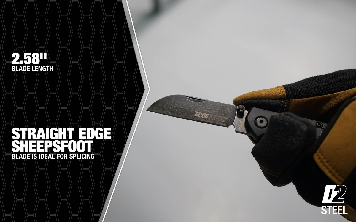 CSPKD2, FOLDING KNIFE SHEEPSFOOT D2