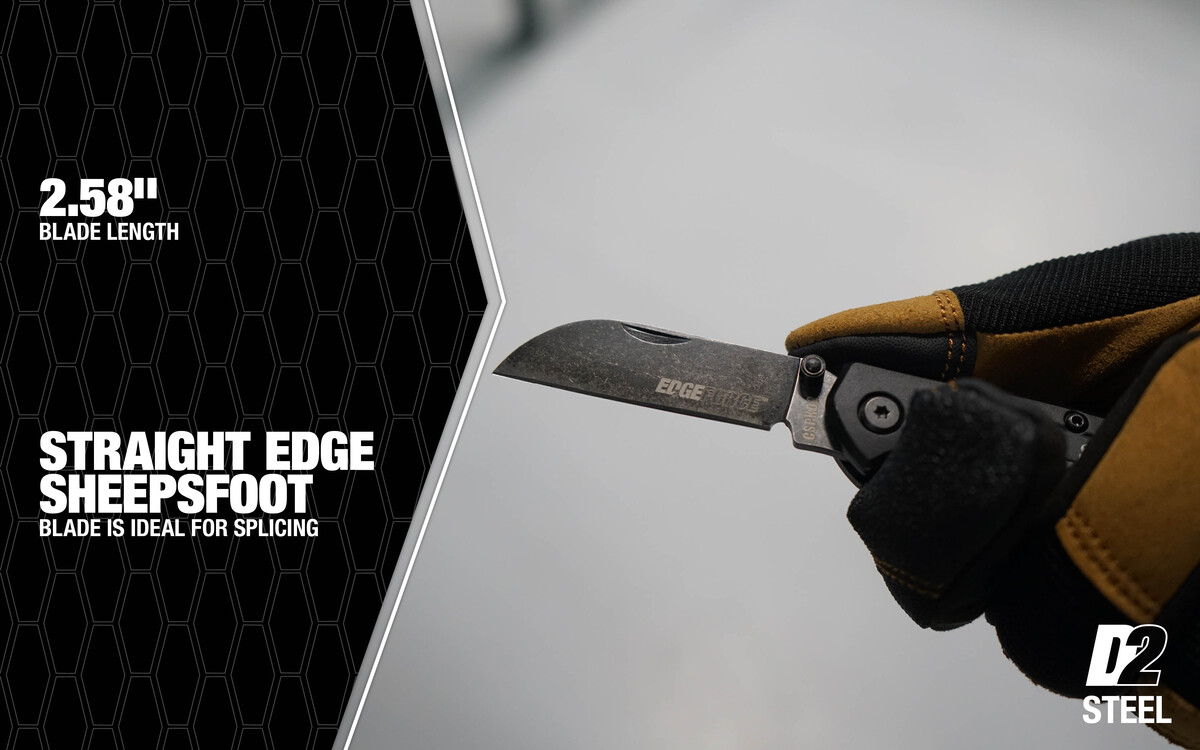 EDGEFORCE™ Sheepsfoot Pocket Knife