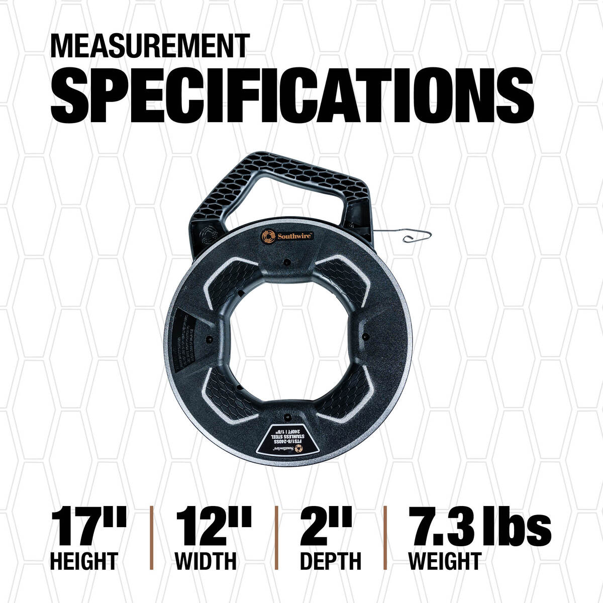 FTS1/8-240, FISHTAPE 1/8" STAINLESS 240'