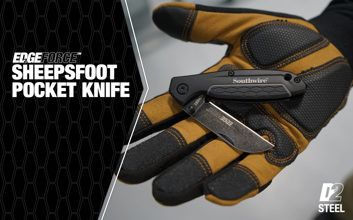 CSPKD2, FOLDING KNIFE SHEEPSFOOT D2