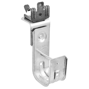3/4 J HOOK WITH ANGLE BRACKET FOR OVERHEAD SCREW-MOUNT APPLICATION
