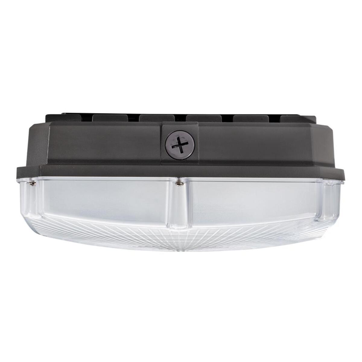 4PK 40W SQUARE CANOPY LIGHT-BRONZE