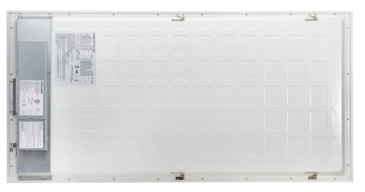 1PK 2x4 40W FLAT PANEL 5000K WITH EMERGENCY BATTERY BACKUP BACKUP 50kHr 4400L 0 10V DIM 80CRI 120 277V Southwire