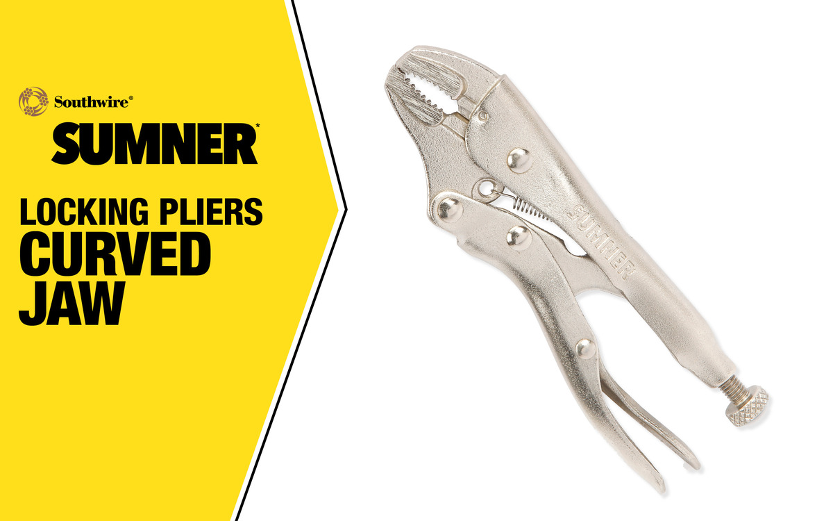 WHT, 5" CRV LOCK PLIERS W CUT