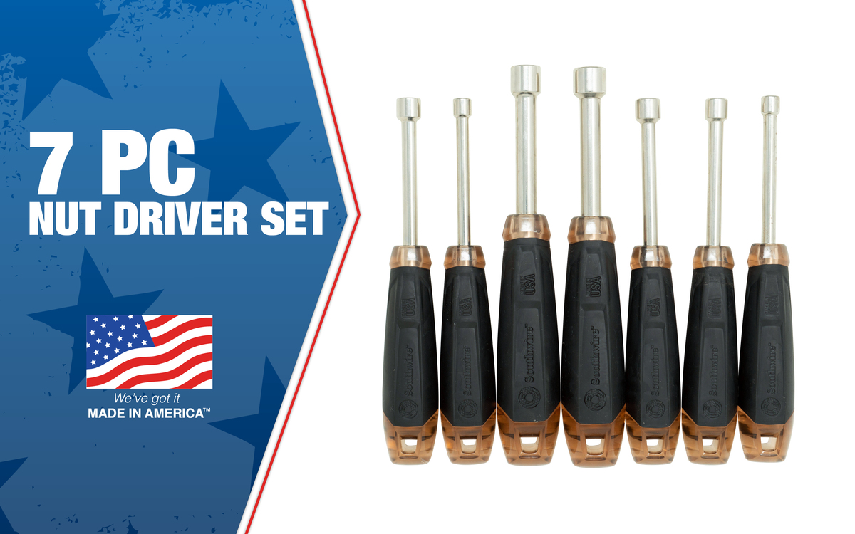 NDSET7US, 7 PC NUT DRIVER SET