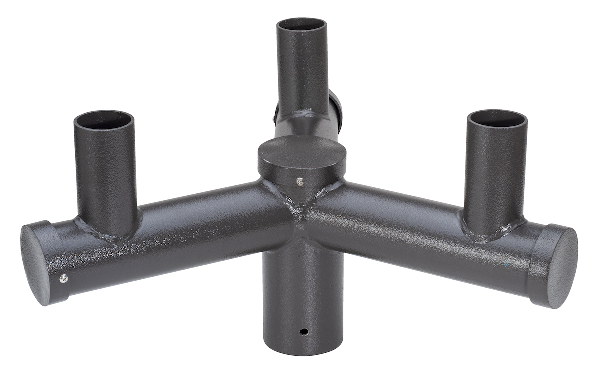 1PK 3 FIXTURE 120DEG BULLHORN MOUNT-BRONZE