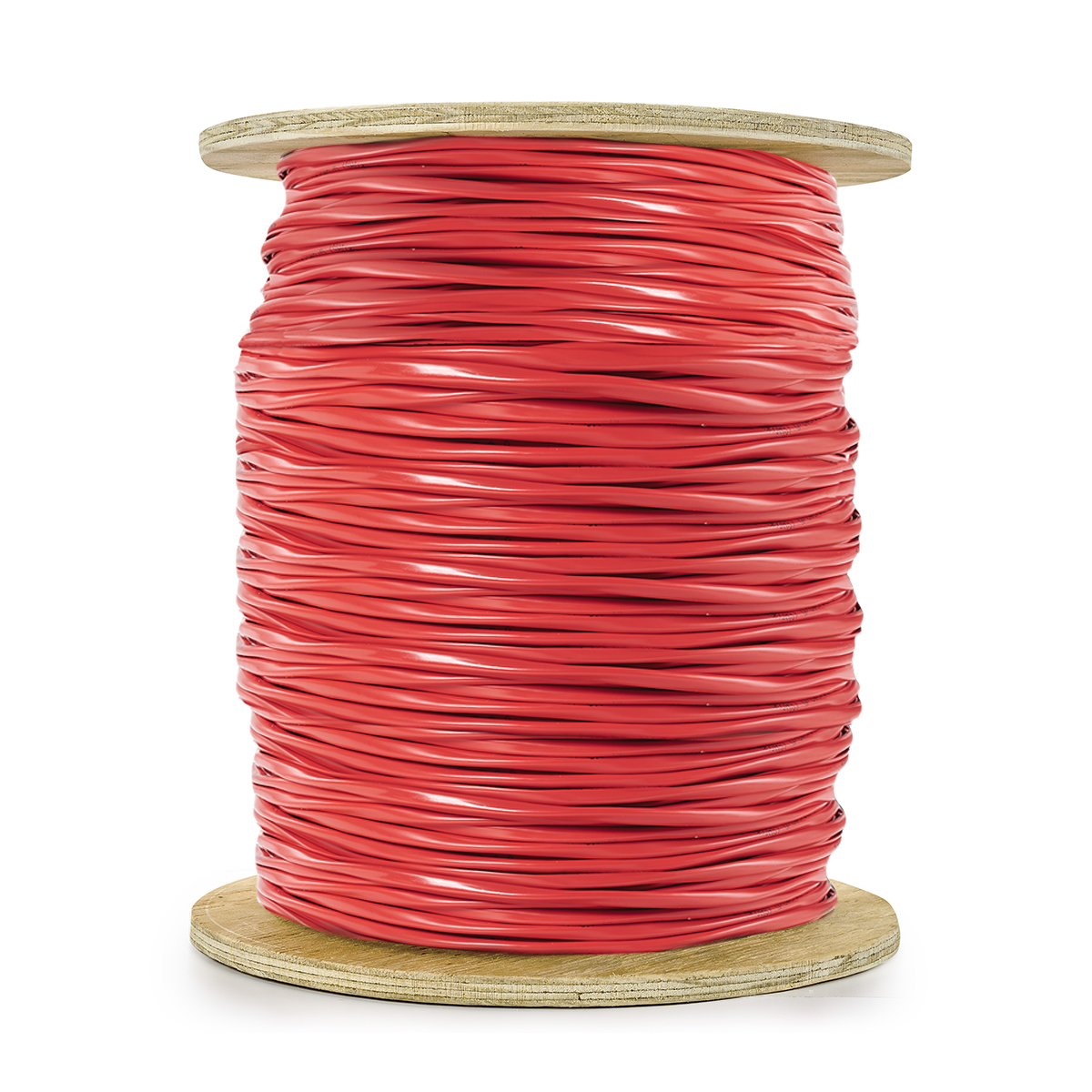 14 SOL CU 2/C OAS CL3P/FPLP PVC-LS RED GEN 1000 FT
