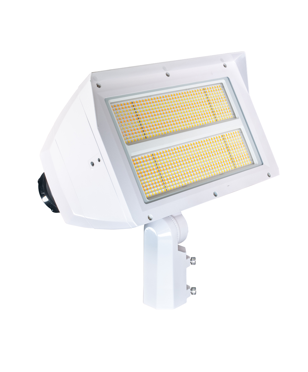 200W/240W/290W Power & CCT Selectable Flood Light, White Finish