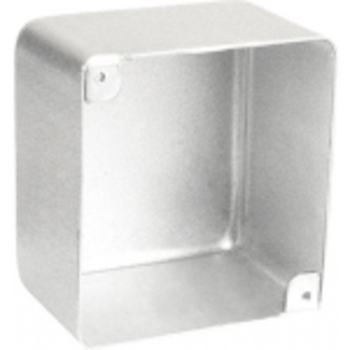 4" Square Box, 2-1/8" Deep - Drawn, No Knockouts - Stainless Steel