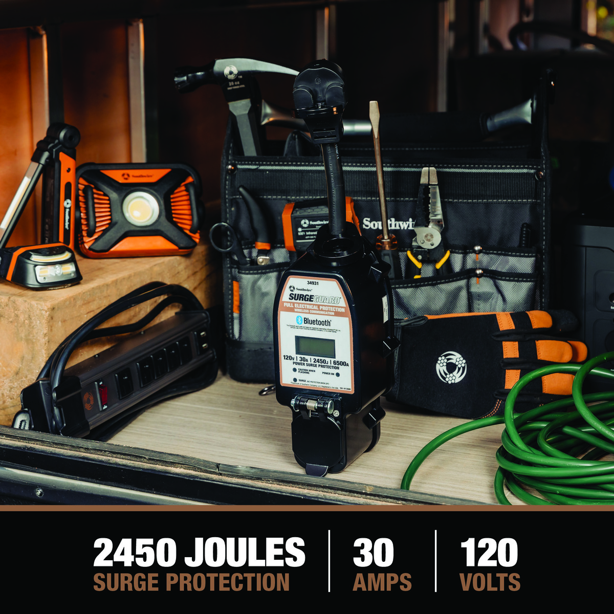 30A PORTABLE SURGE GUARD, WIRELESS