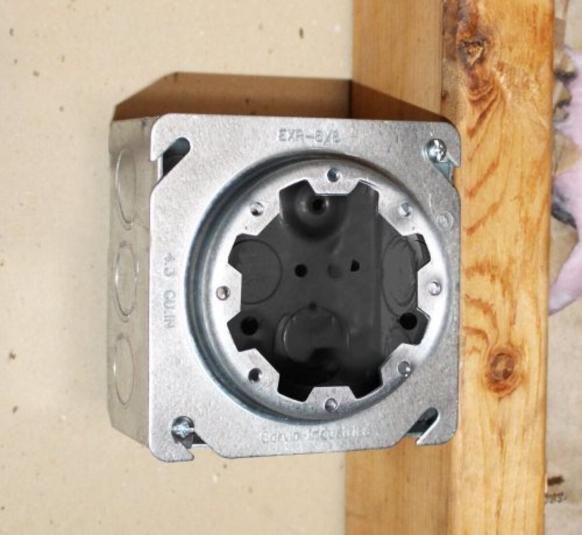 4" Square To Round Perfect Fit Device Ring - Raised 3/4"
