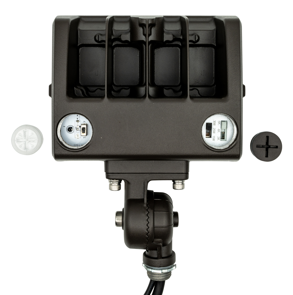 5PK 30W POWER & CCT SELECTABLE SMALL FLOOD-KNUCKLE MOUNT15W 5PK 30W POWER & CCT SELECTABLE SMALL FLOOD-KNUCKLE MOUNT15W
