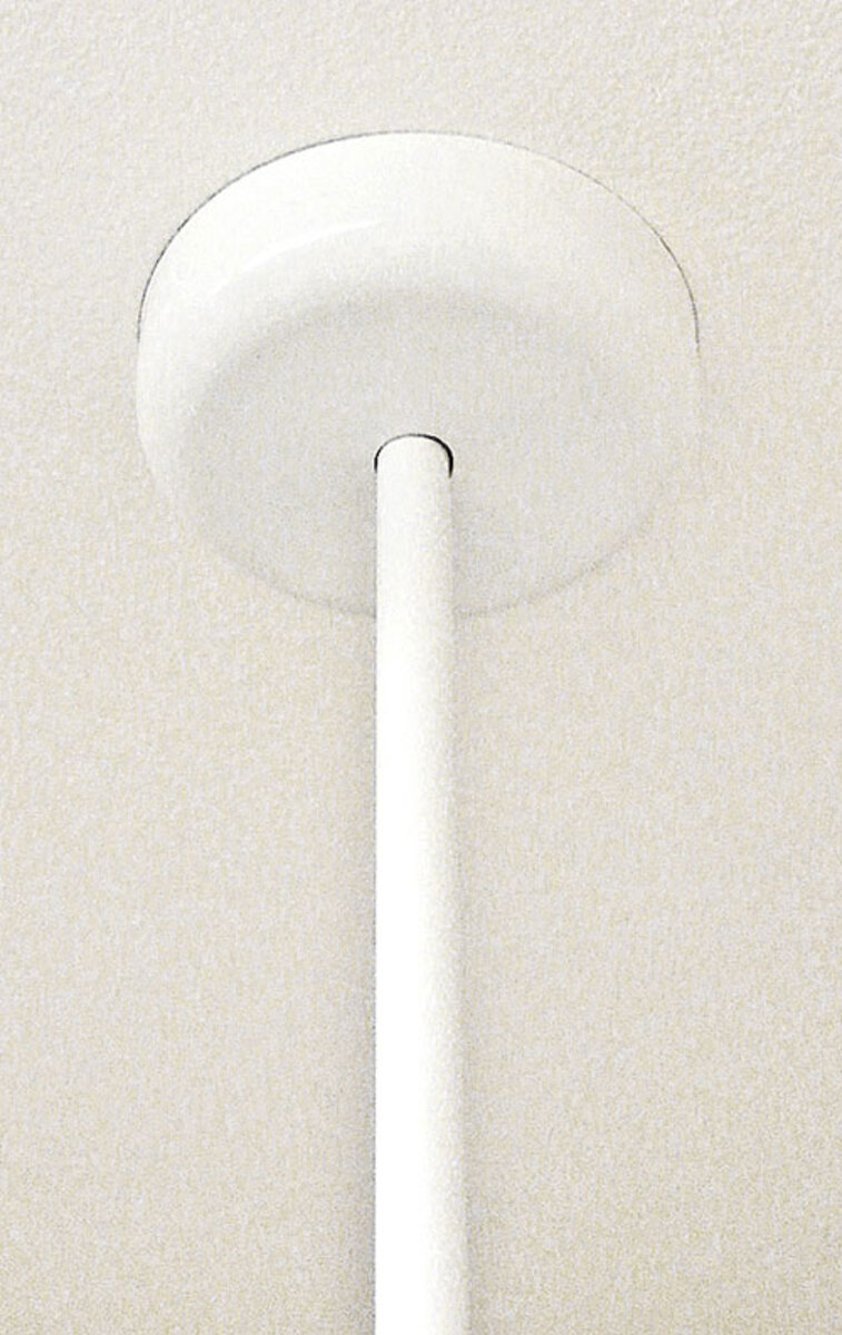 LIGHT FIXT PENDANT STEM 3/8" IPS WH 18"