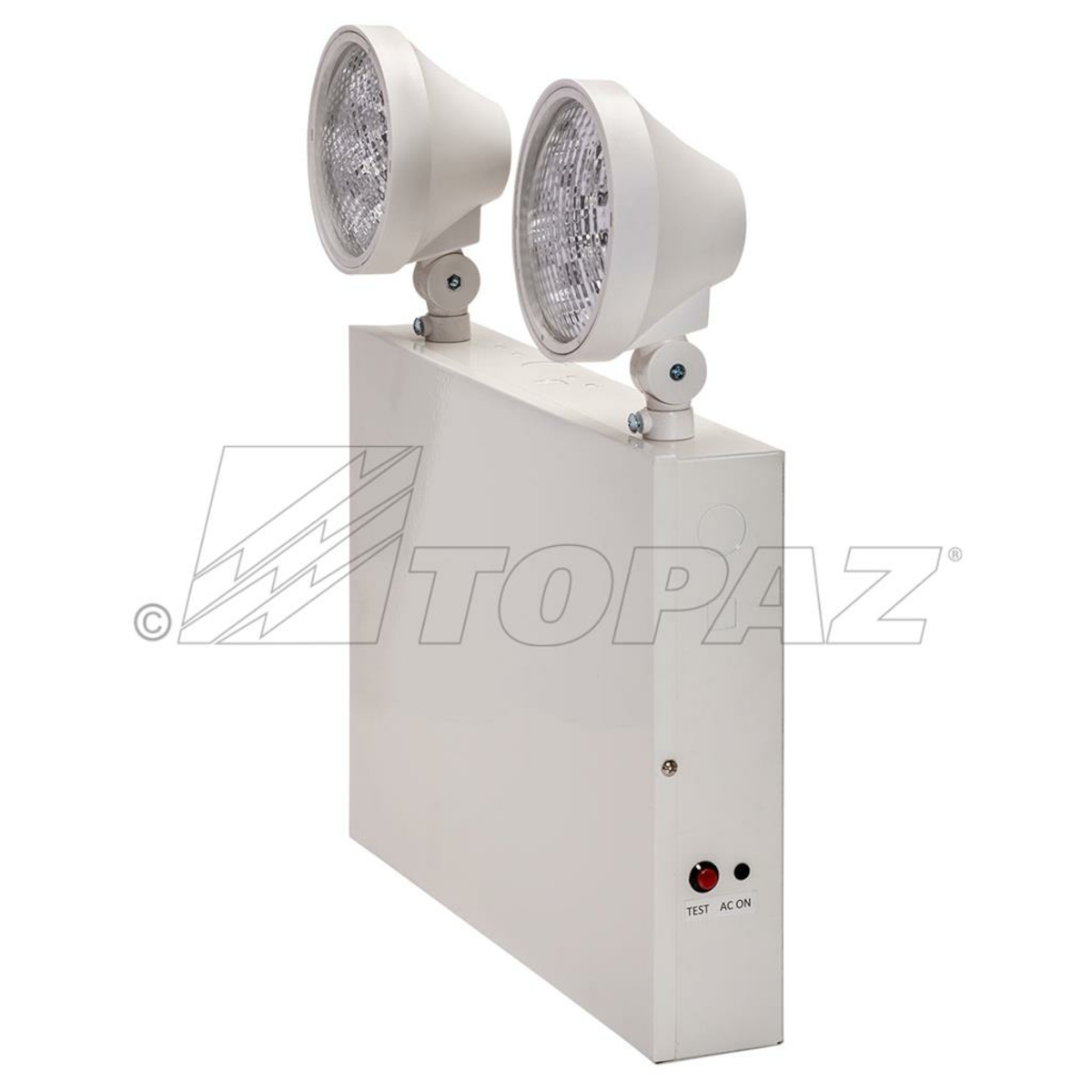 3PK STEEL 2-HEAD LED EMERGENCY LIGHT NYC APPROVED