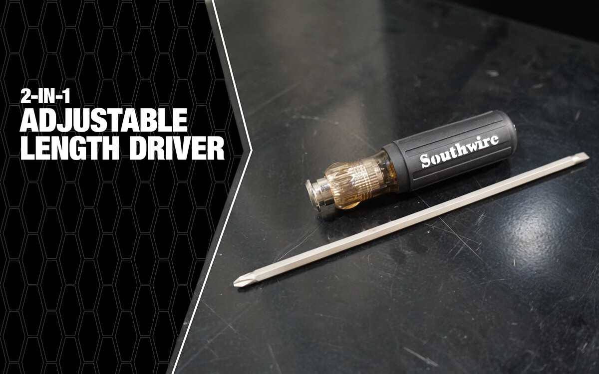 SD2N1AL, ADJUSTABLE LENGTH SCREWDRVR