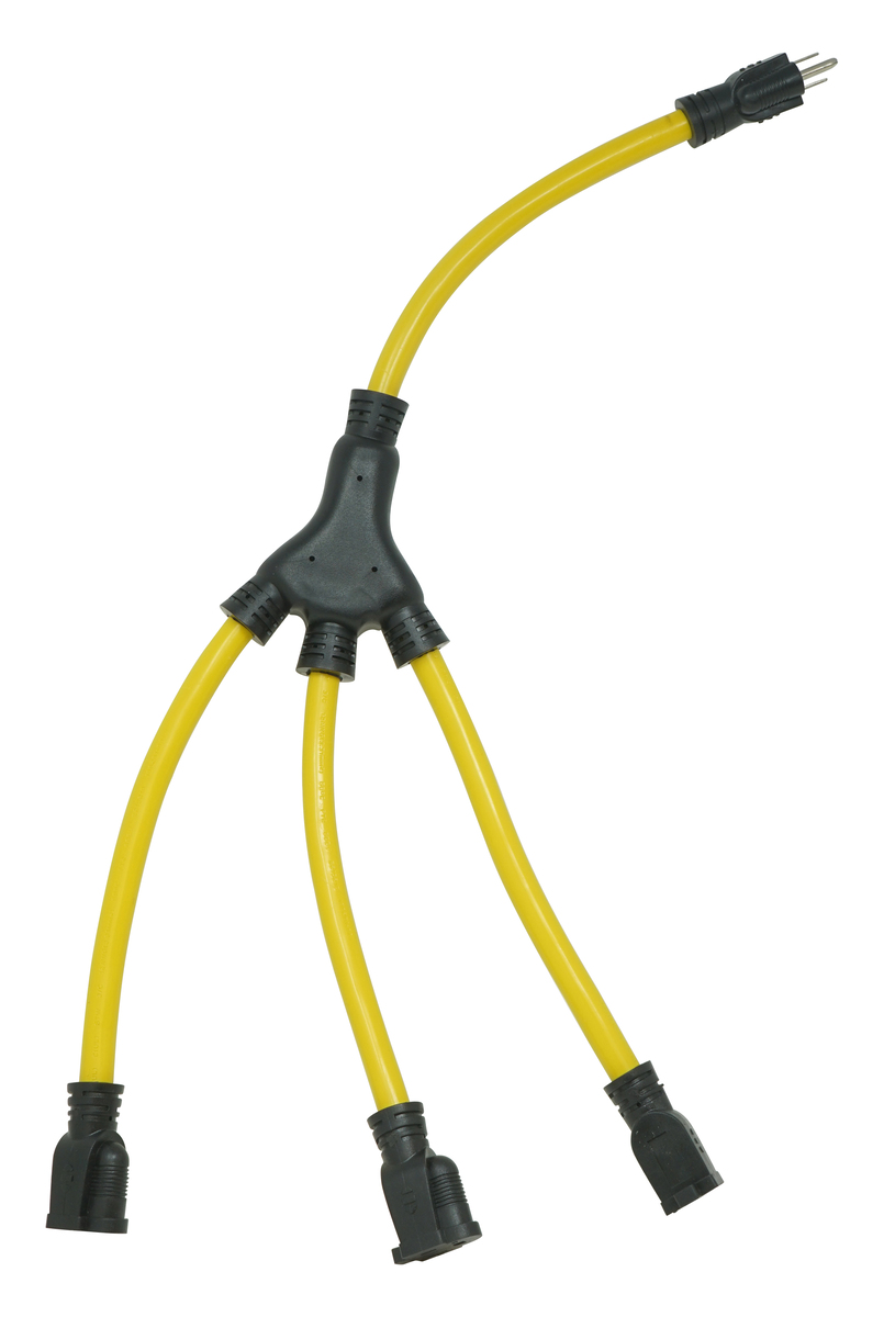 SOUTHWIRE, GENERATOR 12/3 STW 2' YELLOW SOUTHWIRE, GENERATOR 12/3 STW 2' YELLOW