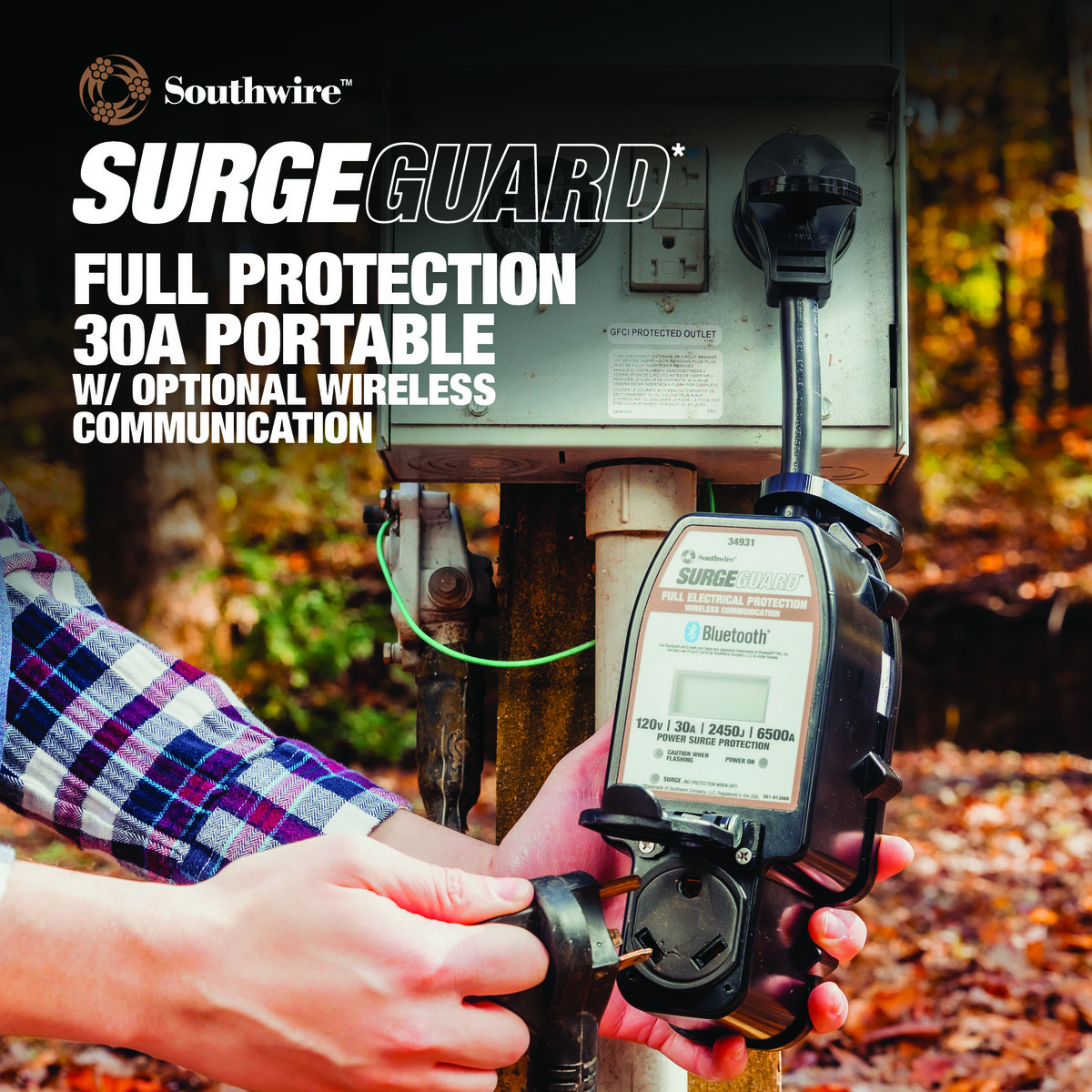30A PORTABLE SURGE GUARD, WIRELESS