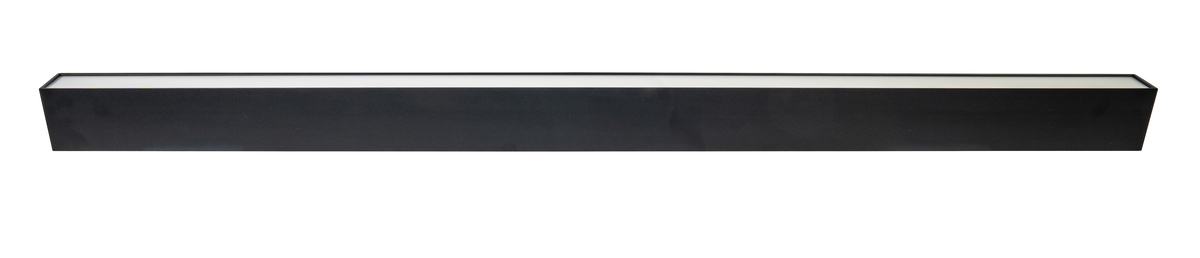 12PK 4FT 50W POWER & CCT SELECTABLE ARCHITECTURAL LINEARSTRIP-DIRECT/INDIRECT LIGHT-BLACKWITH EMERGENCY BATTERY BACKUP30/40/50W 3,840/5,040/6,100 LUMENS3500K/4000K/5000K 120-277VDIMMABLE 0-10V