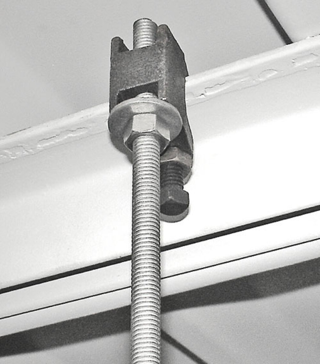 The Plumber's Choice Junior Beam Clamp for 1/2 in. Threaded Rod in