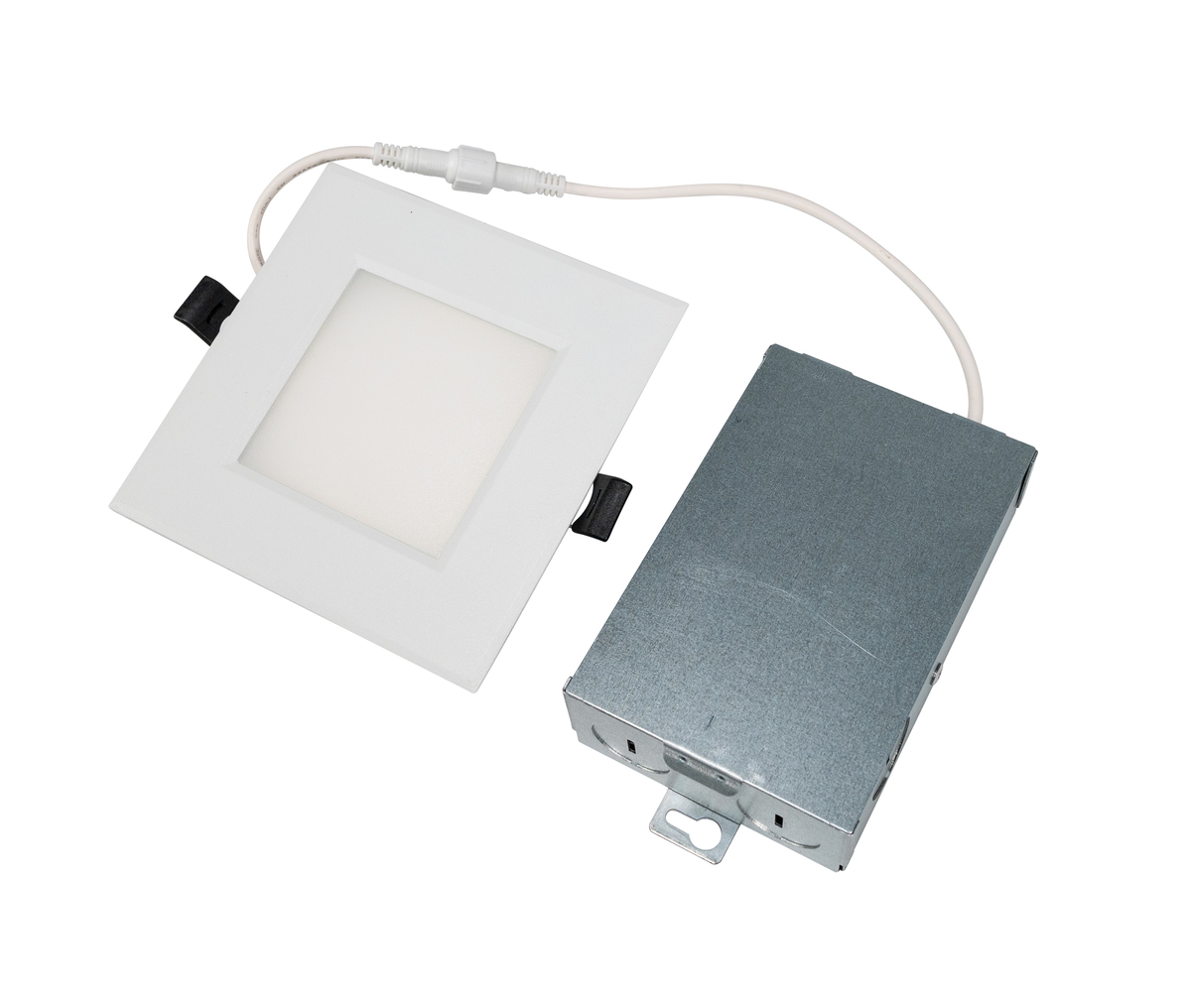 8PK 4" SQ 7W 5CCT SELECT DOWNLIGHT2700K/3000K/3500K/4000K/5000K120V 590L 90CRI DIMMABLE